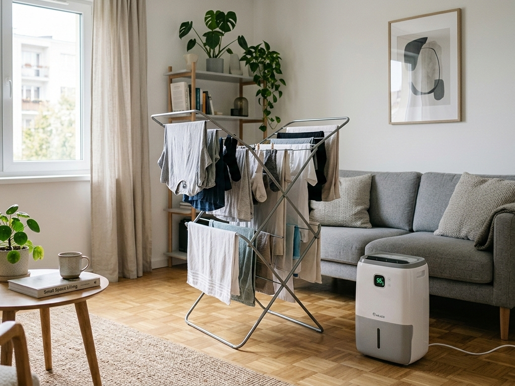 Utiliser un déshumidificateur pour faire sécher son linge rapidement en appartement