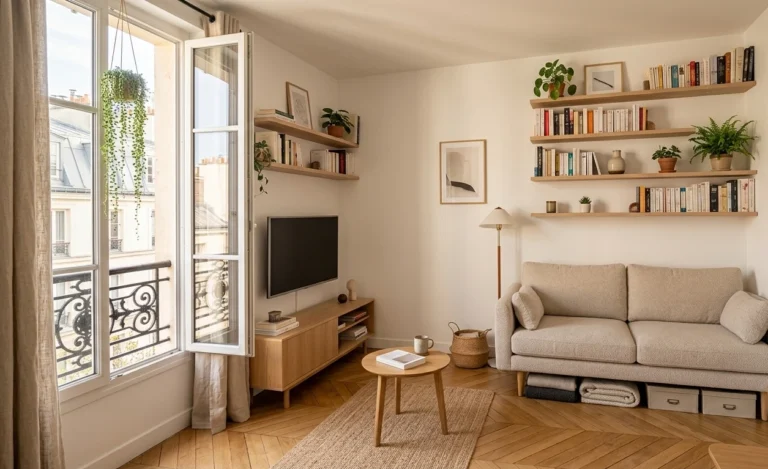 Ranger son salon quand on manque de place : 8 solutions testées par Claire
